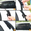 yhwl Pack of 2 Large 105-135 cm Car Window Sun