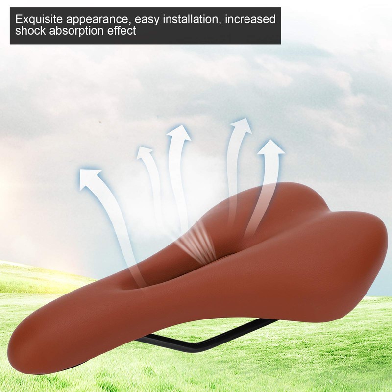 Leapiture Mountain Bike Saddle Thicken Hollow Center Design Bicycle Saddle