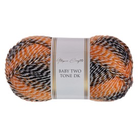 Utopia Crafts DK Baby Two Tone Double Knitting Yarn 100g (Wildfire)