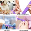 Professional Nail Files 100/180 Grit Nail File, Double-Sided Thickened Fingernail
