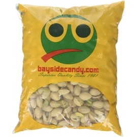 Pistachios In Shell Roasted Salted, 2Lbs by Bayside Candy