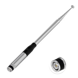 Superbat CB Radio Antenna Telescopic Antenna Rod Antenna BNC 27 MHz Radio Antenna, Extendable 23.3 cm to 1.3 m High-Gain Portable CB Antenna Compatible with Midland/Cobra/Uniden Handheld CB Amateur