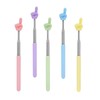 KLINNA 5 Pcs Pointer Stick Extendable Macaron Colour, Telescopic Teacher