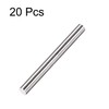 sourcing map 5mm x 50mm 304 Stainless Steel Solid Round