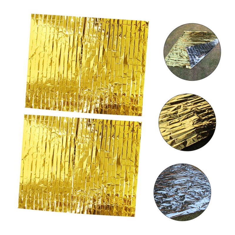 Sosoport Thermal Insulation Blanket Set Heavy Duty Emergency Tarp for