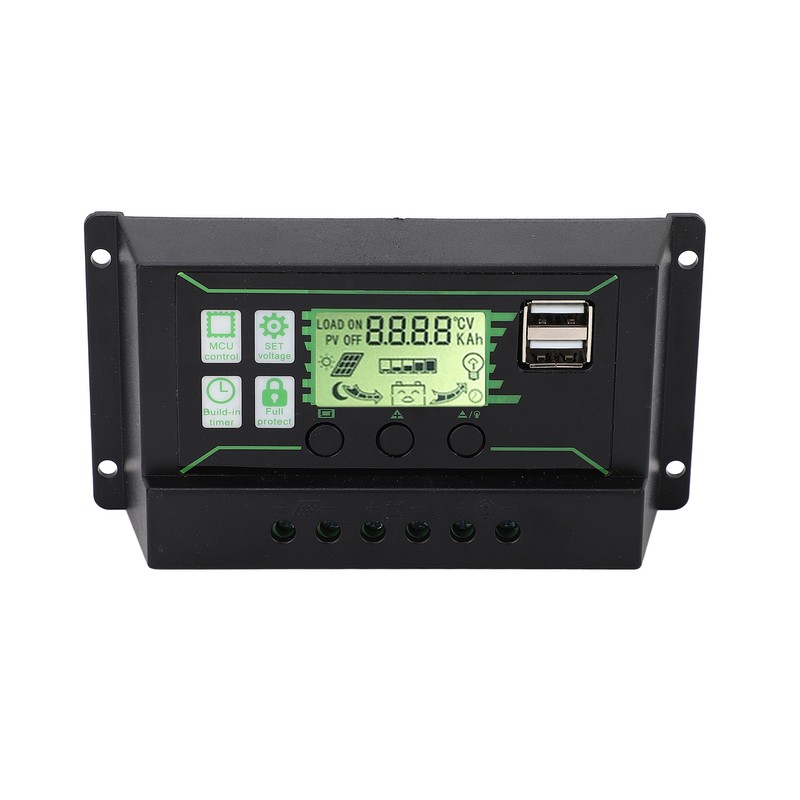 Solar Charge Controller 20A 2 USB Output PWM Control 3