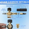 Tool Daily Foam Cannon with Dual Connector Accessory, 1/4 Inch