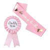 Baby Shower De Banda Mom Dad To Be 2 Piezas