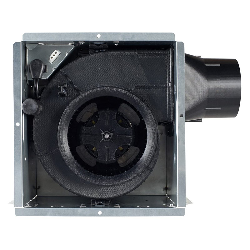Broan-Nutone AE80BL InVent Series Single-Speed Fan with LED Light, Ceiling