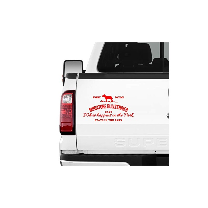 Siviwonder Mini Bull Terrier Vintage Dog Sticker Car Film Miniature