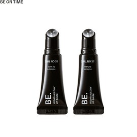 BE ON TIME Premium Vegan Allday Lip Balm Mini Black Edition Set 2items