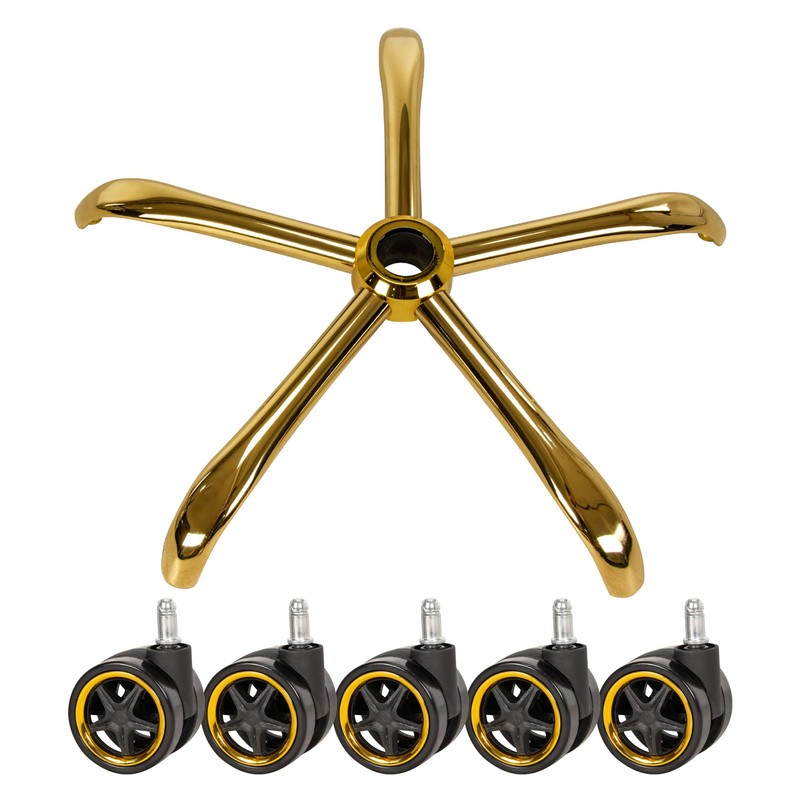 Frassie Office Chair Base Replacement with Wheels, Heavy Duty 2500LBS
