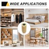 sourcing map 28 Pcs Threaded Inserts for Wood, Zinc Alloy