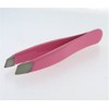 2" Mini TWEEZERS SLANTED Solid/Classic design - Color PINK