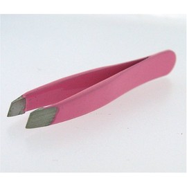 2" Mini TWEEZERS SLANTED Solid/Classic design - Color PINK