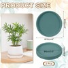 uxcell 2 Pcs Round Plant Saucers, 4 Inch Ceramics Plant