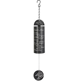 Carson Wind Chime-Cylinder Sonnet-Angels' Arms-Black (22")