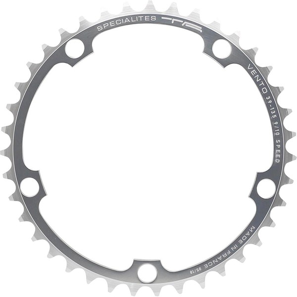 Spécialités TA Vento 135pcd Campagnolo 9/10 Speed Chainring, Silver, 42T Inner