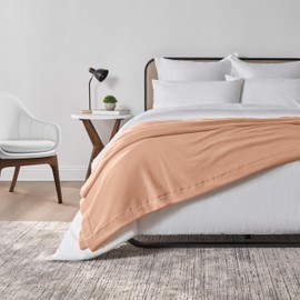 Sobel Westex: Ultra-Soft Sobellux Fleece Blanket, 100% Spun Poly for Plush Comfort, (Available in a Variety of Colors and Sizes) Toast, King