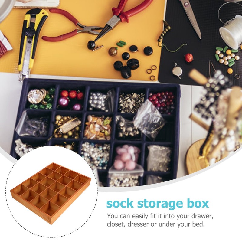 Tray Organizer with Compartments Drawer Organizer 20 Grid