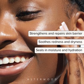 Asterwood Triple Ceramide Barrier Repair Serum - Hydrating, Calming, & Barrier-Restoring Skin Facial Serum - with Ceramide Complex, Squalane, Hyaluronic Acid - Fragrance-Free, Cruelty-Free - 1 Fl Oz