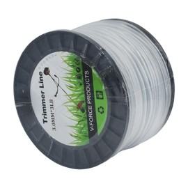 BGTOOL .120" Round Trimmer Line Universal Steel Wire Grass Trimmer Wire Rope Cord Line Heavy Duty Strimmer Brushcutter Trimmer Replacement Spool (3LB)