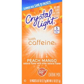 Crystal Light Energy Peach Mango on the Go (Pack of 2)