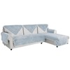 Easy-Going Velvet Sofa Armchair Cover, 1 Piece Non-Slip Armchair Cover,
