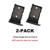 2 PCS for Pixel 9 Single SIM Card Tray Replacement,