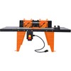 ESPIDOO Electric Benchtop Router Table: Aluminum Alloy & Steel Wood