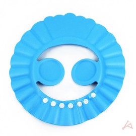 Adjustable Shampoo Cap with Ear Protection Blue 10ea