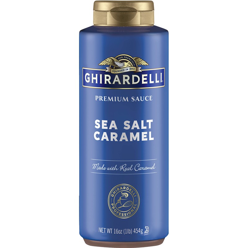 Ghirardelli Sea Salt Caramel Flavored Sauce - 16 oz Squeeze