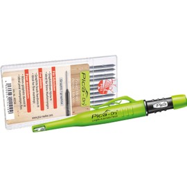 Pica Pica Marker Dry Longlife Automatic Pen 3030 + 10 St. Graphit-Mine 4050, Ersatzminen, Härte H