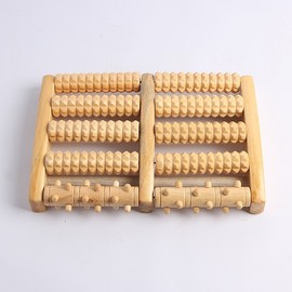 Ecowood roller foot pressure plate foot massage sole acupressure plate 11ea