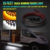 2Pcs 15 Feet Running Board Lights Sequential Amber Side Marker