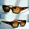 Gafas de sol Mid Cat Eye Retro Leopard Rim -