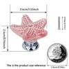 Starfish Drawer Knobs Coastal Kitchen Cabinet Knos Beach Themeb Knob