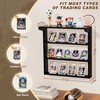Emfogo Trading Card Display Stand for Wall, 3 Tier Wooden