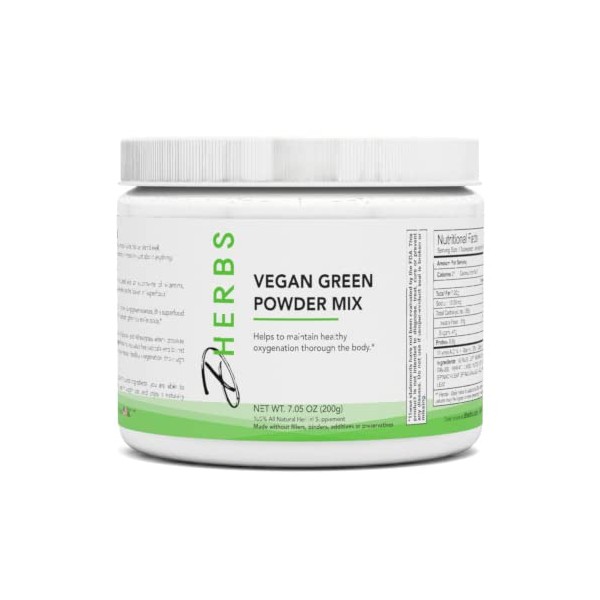 Dherbs Vegan Greens Powder Mix, 7 Oz.