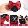 TXIN 3 Pieces Hair Snood Net Bun Cover Knit Hairnet