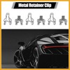Partuto 20pcs Console Dash Panel Metal Retainer Trim Rivets Clips