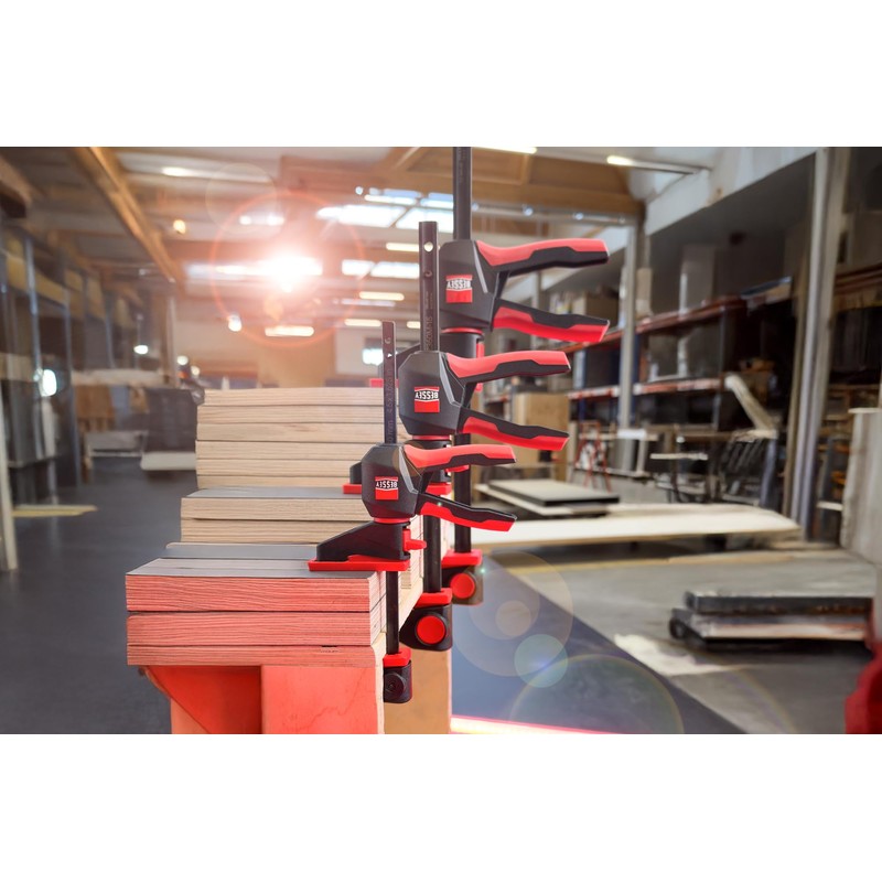 BESSEY EZ360S-11SET Single-Handed Clamp with Rotating Handle Span 110 mm