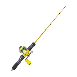 Gamakatsu Ukimarad & Reel Wakasagi 45 UK8027 Yellow Total Length: Tip Approx. 11.0 inches (28 cm), Rod Handle: Approx. 7.9 inches (20 cm)