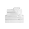 Vince Camuto Classic Solid White 6 Piece Towel Set