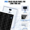 ECO-WORTHY 25 Watts 12V Off Grid Solar Battery Charger Kit: