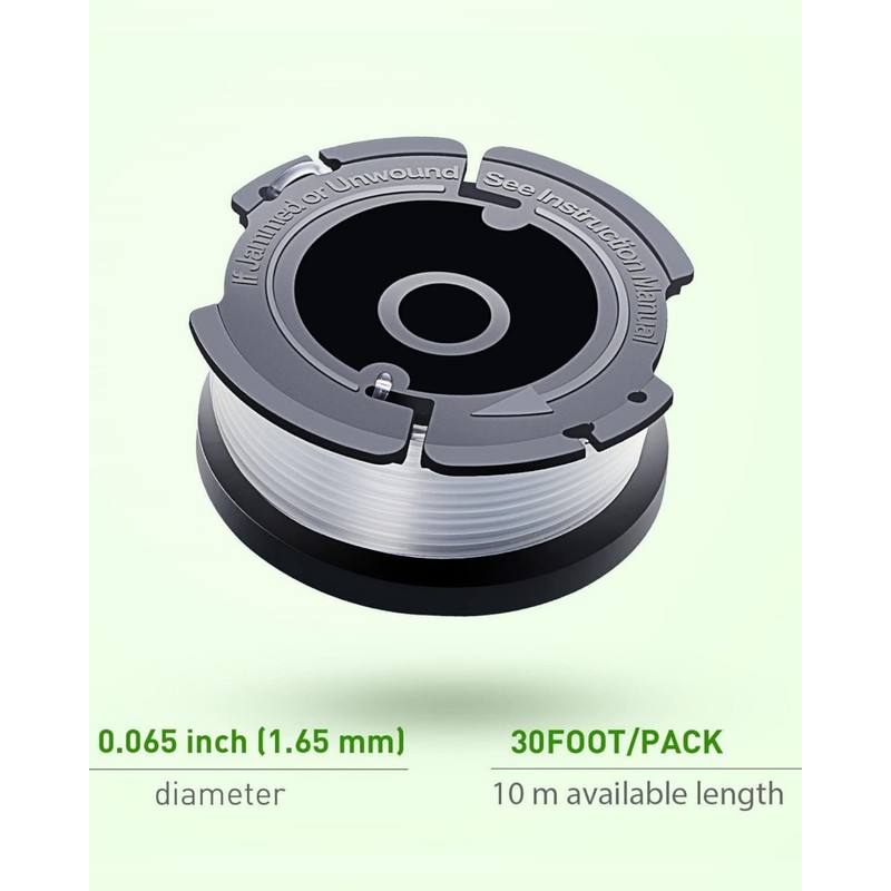 SNOKAY AF100 Replacement Spool for Black & Decker Trimmers, 30-Foot,
