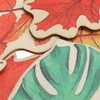 Wooden Leaf Shaped Puzzle Children Party Funny Jigsaw Puzzles Educational