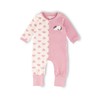 Sigikid Unisex Baby Jumpsuit Organic Cotton Toddler Pyjamas, pink, 86