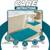 Olivia Rocco Como 2 Piece Bath Mat & Pedestal Set
