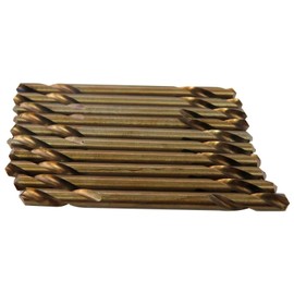 1/8" Double Ended Cobalt M35 Drill Bit Replacement Set,Pack of 10 Zafina-UP Upgraded Replacement